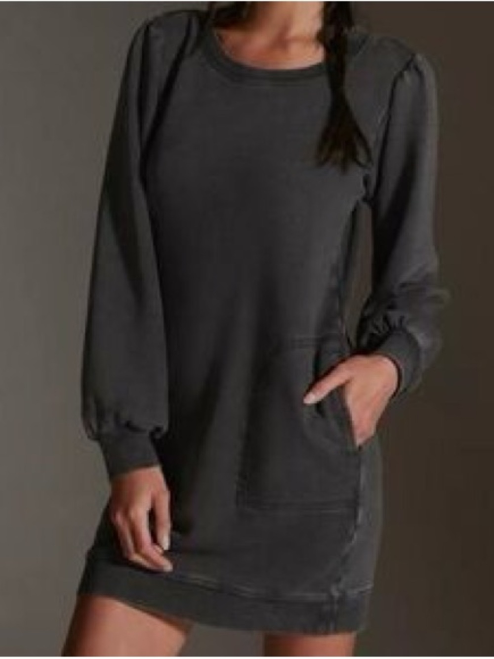 Daily practice grey sweater dress